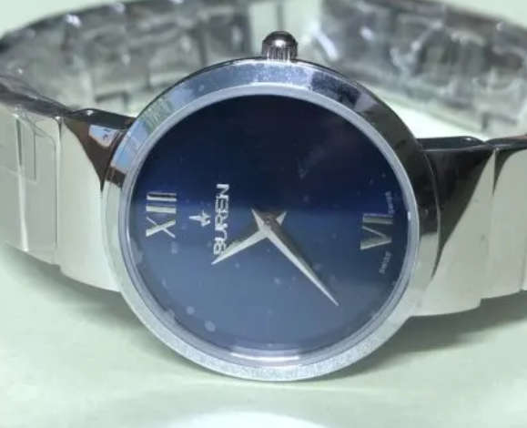 BUREN Stainless Steel Ladies Watch - Blue Face